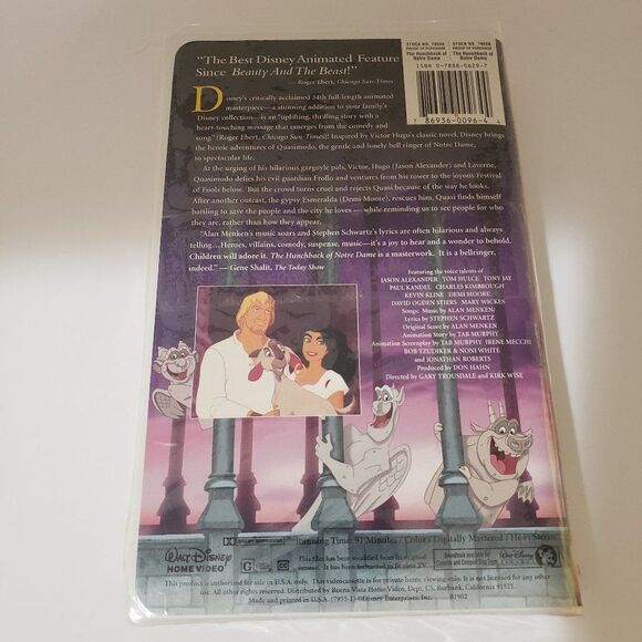 UNOPENED Disney Masterpiece Hunchback Notre Dame - Picture 10 of 16